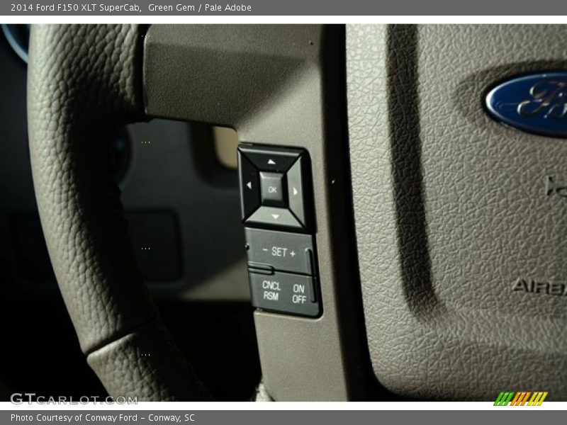 Green Gem / Pale Adobe 2014 Ford F150 XLT SuperCab