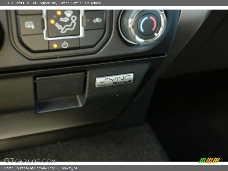Green Gem / Pale Adobe 2014 Ford F150 XLT SuperCab