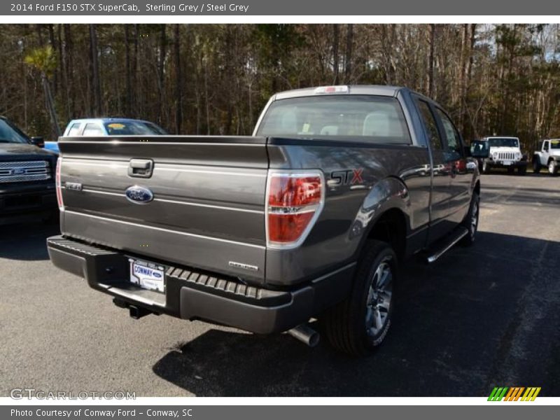 Sterling Grey / Steel Grey 2014 Ford F150 STX SuperCab