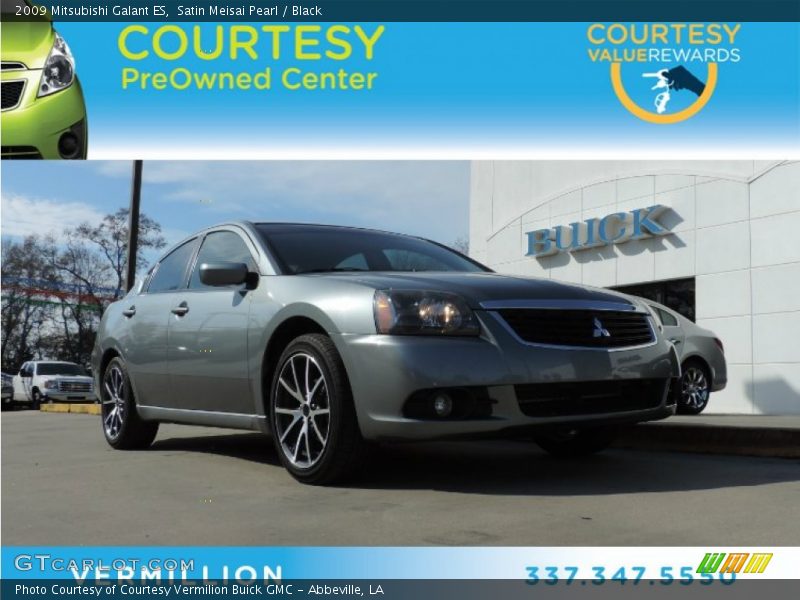 Satin Meisai Pearl / Black 2009 Mitsubishi Galant ES