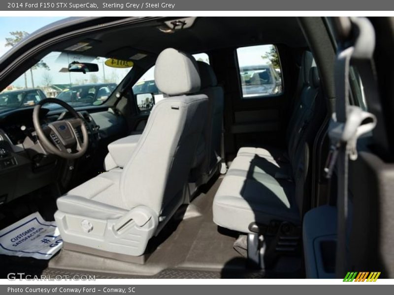 Sterling Grey / Steel Grey 2014 Ford F150 STX SuperCab