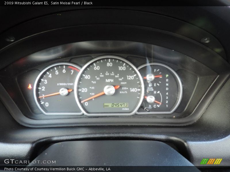 Satin Meisai Pearl / Black 2009 Mitsubishi Galant ES