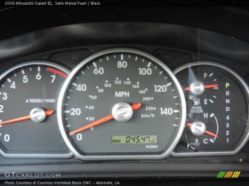 Satin Meisai Pearl / Black 2009 Mitsubishi Galant ES