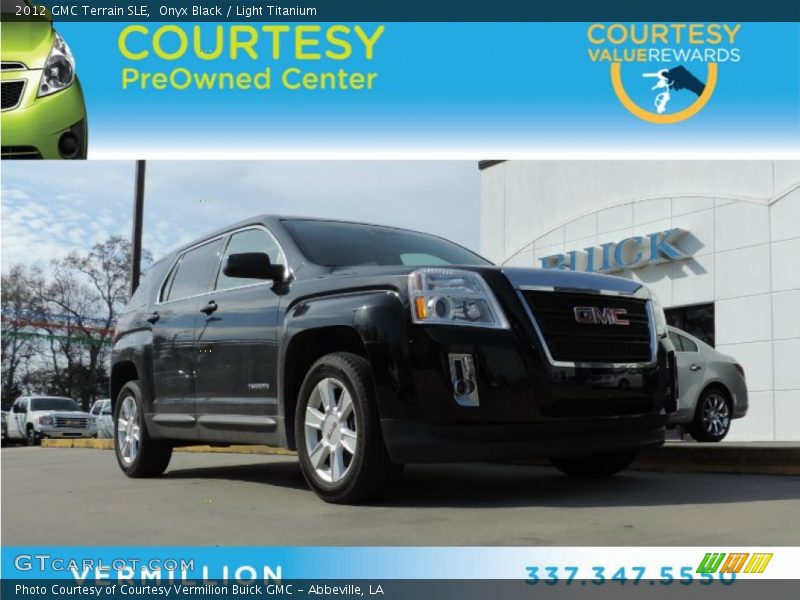 Onyx Black / Light Titanium 2012 GMC Terrain SLE