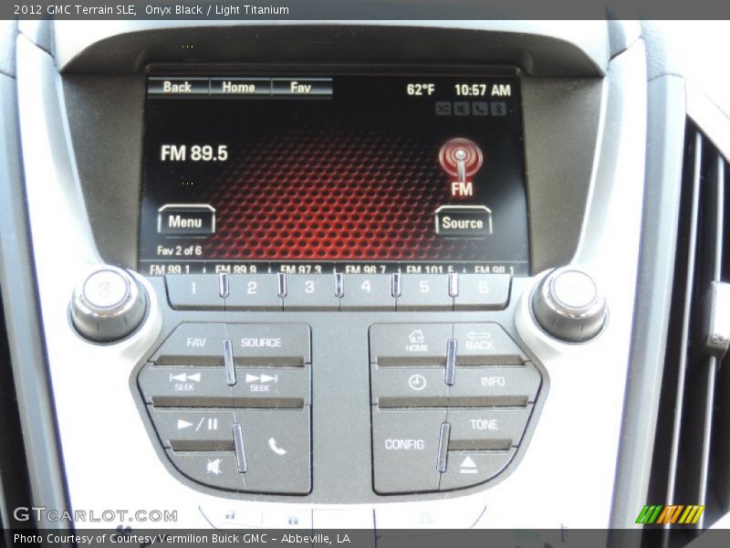 Onyx Black / Light Titanium 2012 GMC Terrain SLE