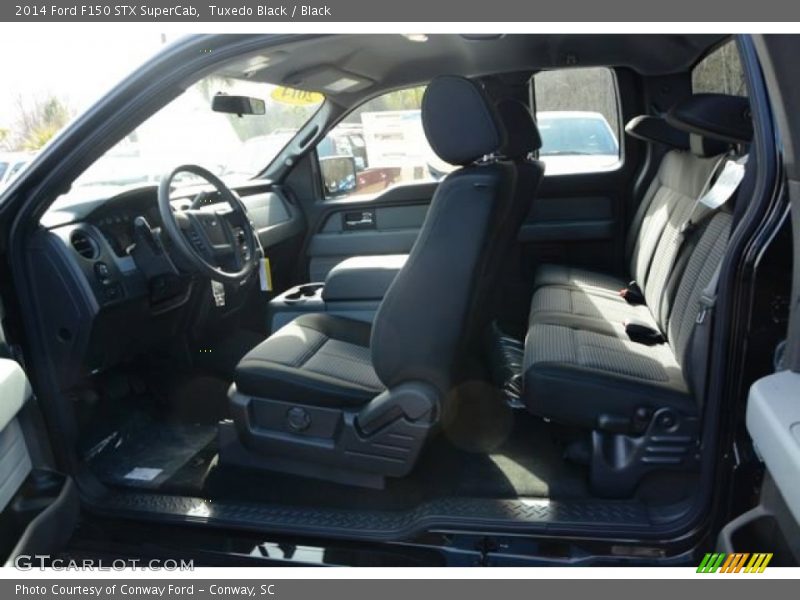  2014 F150 STX SuperCab Black Interior