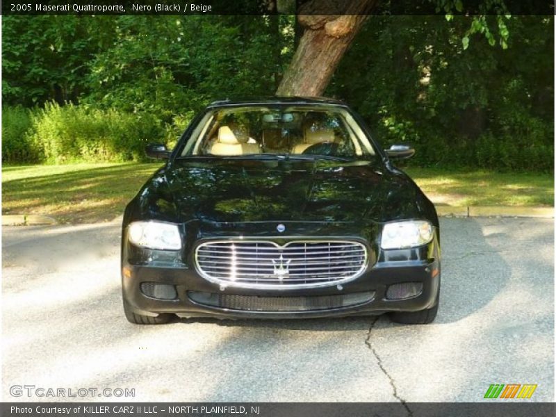 Nero (Black) / Beige 2005 Maserati Quattroporte
