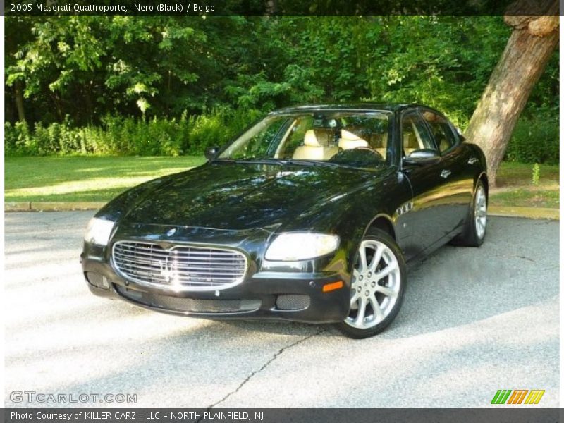 Nero (Black) / Beige 2005 Maserati Quattroporte