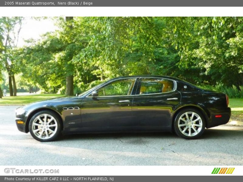 Nero (Black) / Beige 2005 Maserati Quattroporte