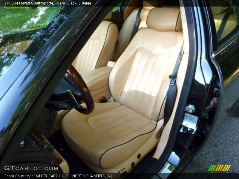 Nero (Black) / Beige 2005 Maserati Quattroporte