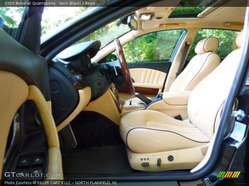 Nero (Black) / Beige 2005 Maserati Quattroporte