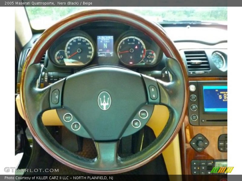 Nero (Black) / Beige 2005 Maserati Quattroporte