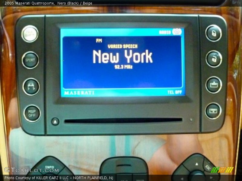 Nero (Black) / Beige 2005 Maserati Quattroporte