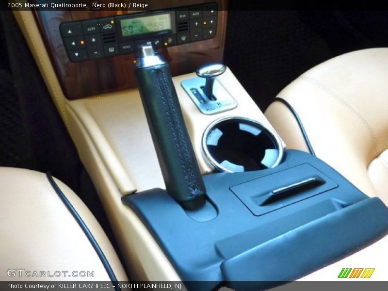 Nero (Black) / Beige 2005 Maserati Quattroporte