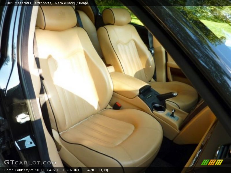 Nero (Black) / Beige 2005 Maserati Quattroporte
