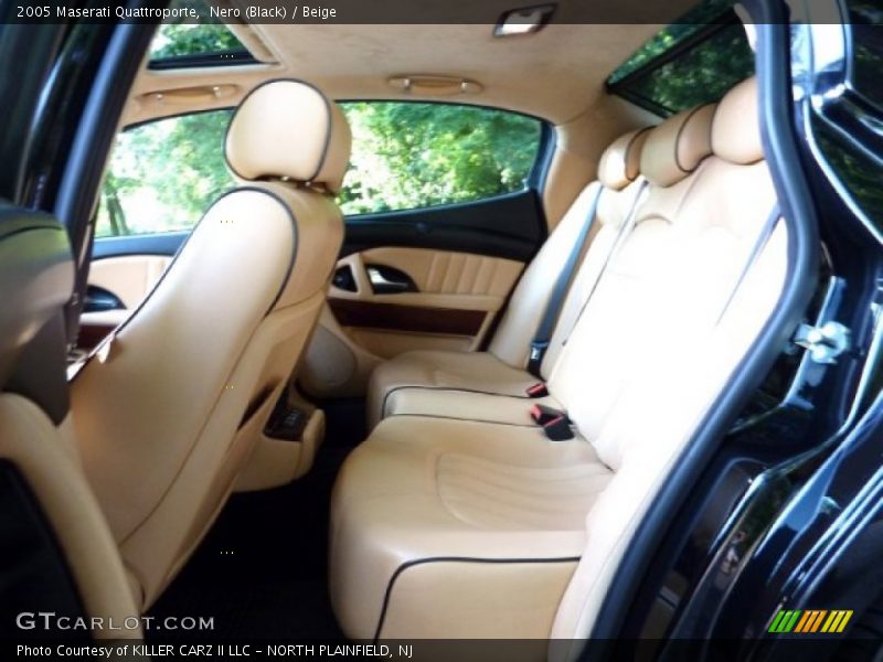 Nero (Black) / Beige 2005 Maserati Quattroporte