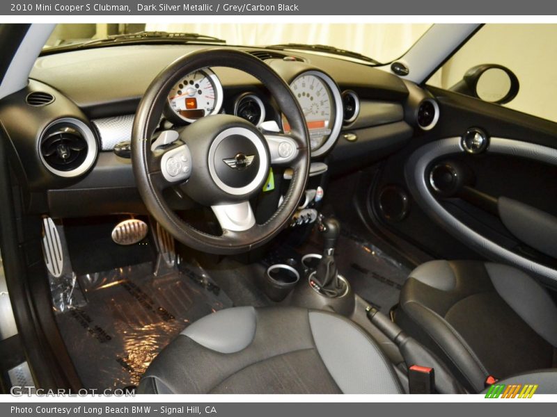 Dark Silver Metallic / Grey/Carbon Black 2010 Mini Cooper S Clubman