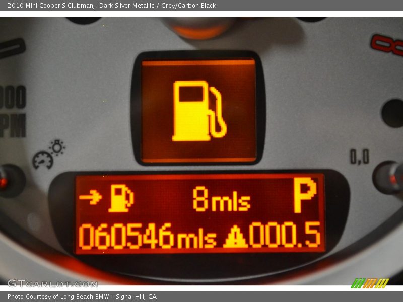 Dark Silver Metallic / Grey/Carbon Black 2010 Mini Cooper S Clubman