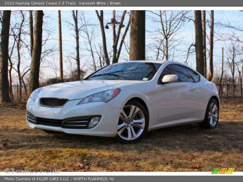 Karussell White / Brown 2010 Hyundai Genesis Coupe 3.8 Track