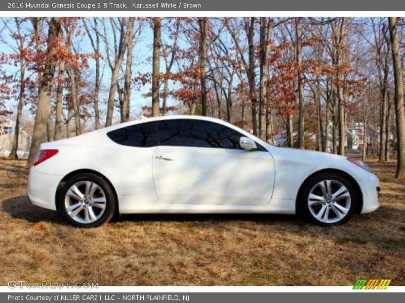 Karussell White / Brown 2010 Hyundai Genesis Coupe 3.8 Track