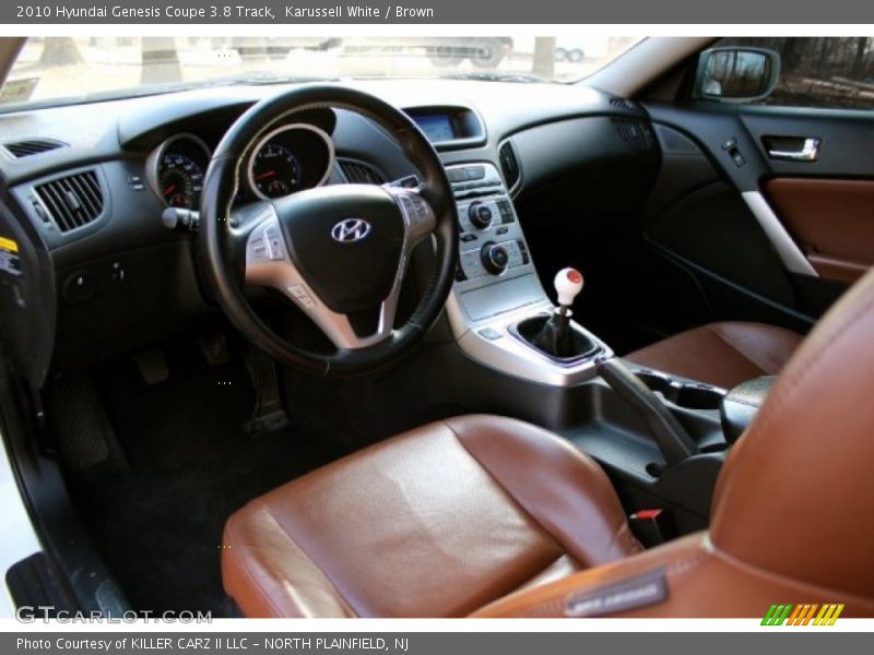  2010 Genesis Coupe 3.8 Track Brown Interior