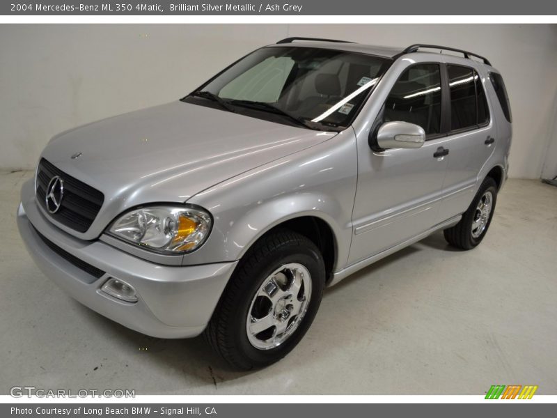 Brilliant Silver Metallic / Ash Grey 2004 Mercedes-Benz ML 350 4Matic