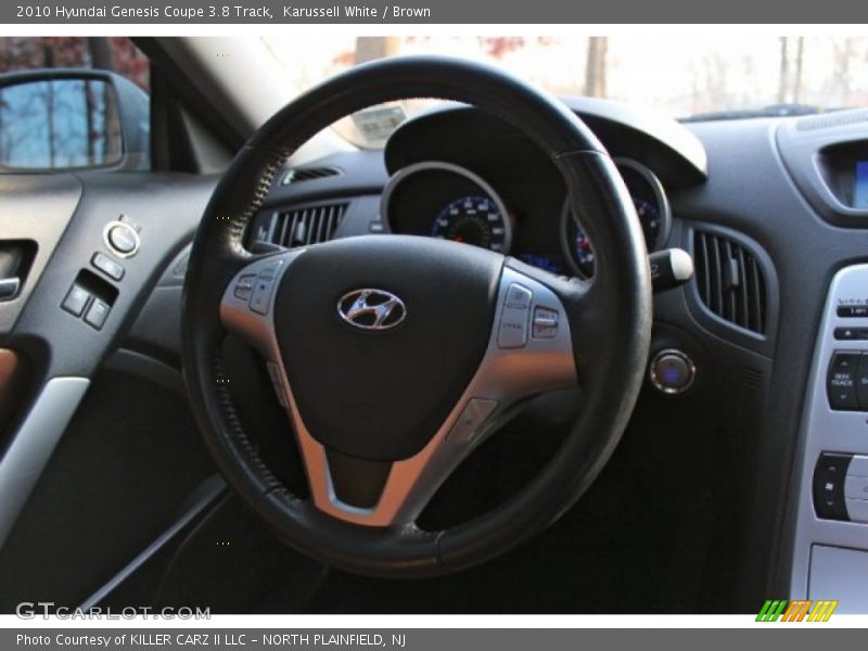 Karussell White / Brown 2010 Hyundai Genesis Coupe 3.8 Track