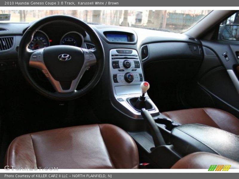 Dashboard of 2010 Genesis Coupe 3.8 Track