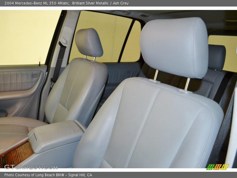 Brilliant Silver Metallic / Ash Grey 2004 Mercedes-Benz ML 350 4Matic