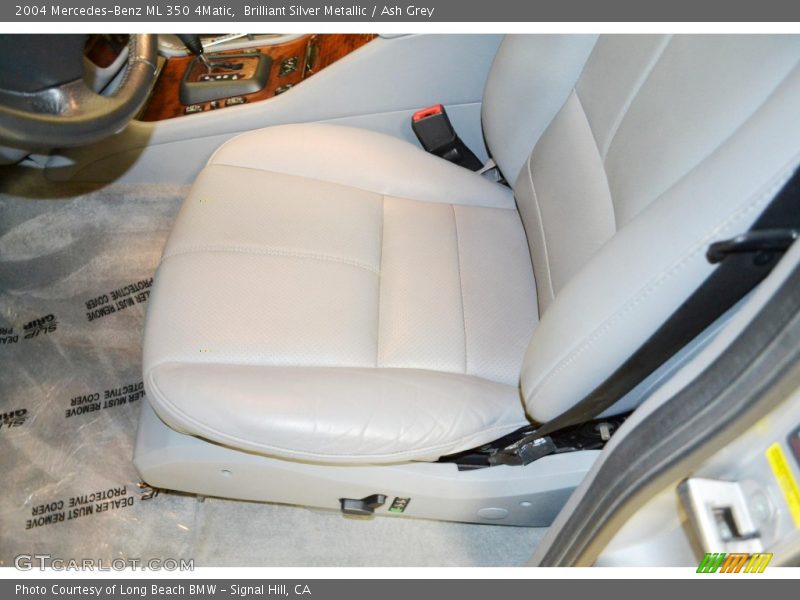 Brilliant Silver Metallic / Ash Grey 2004 Mercedes-Benz ML 350 4Matic