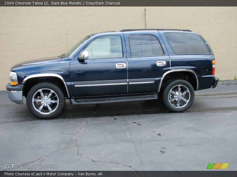 Dark Blue Metallic / Gray/Dark Charcoal 2004 Chevrolet Tahoe LS