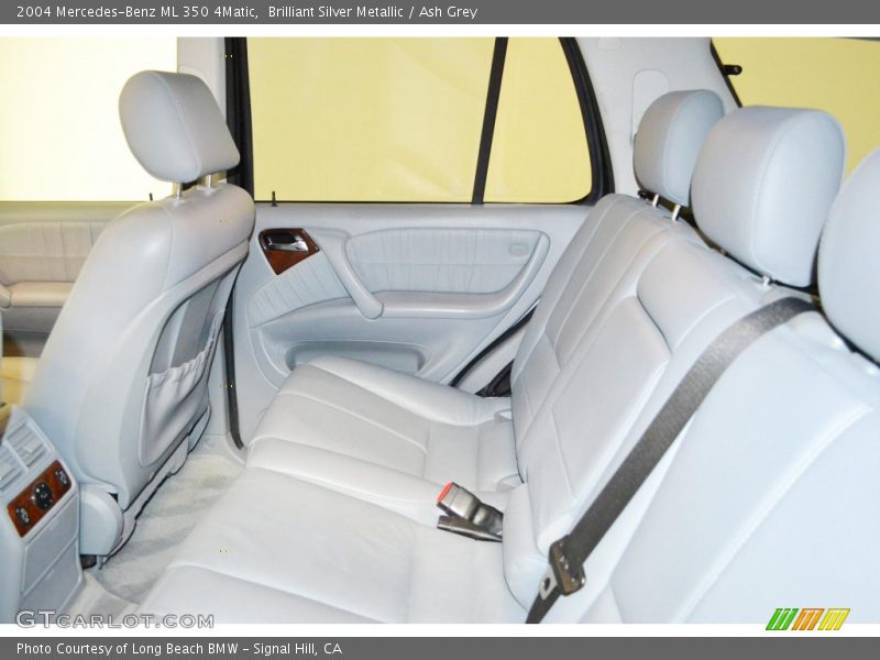 Brilliant Silver Metallic / Ash Grey 2004 Mercedes-Benz ML 350 4Matic