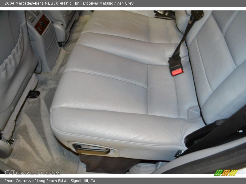 Brilliant Silver Metallic / Ash Grey 2004 Mercedes-Benz ML 350 4Matic