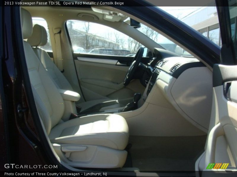 Opera Red Metallic / Cornsilk Beige 2013 Volkswagen Passat TDI SE