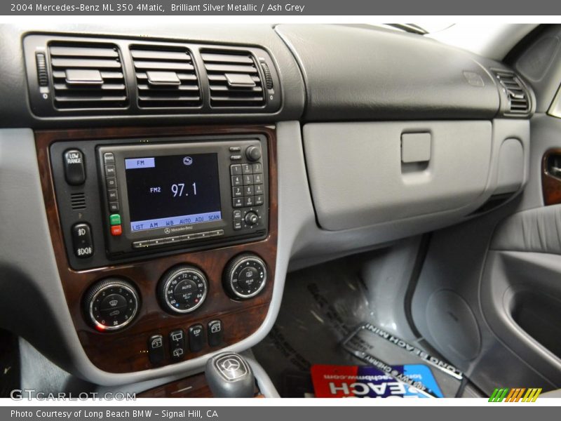 Brilliant Silver Metallic / Ash Grey 2004 Mercedes-Benz ML 350 4Matic
