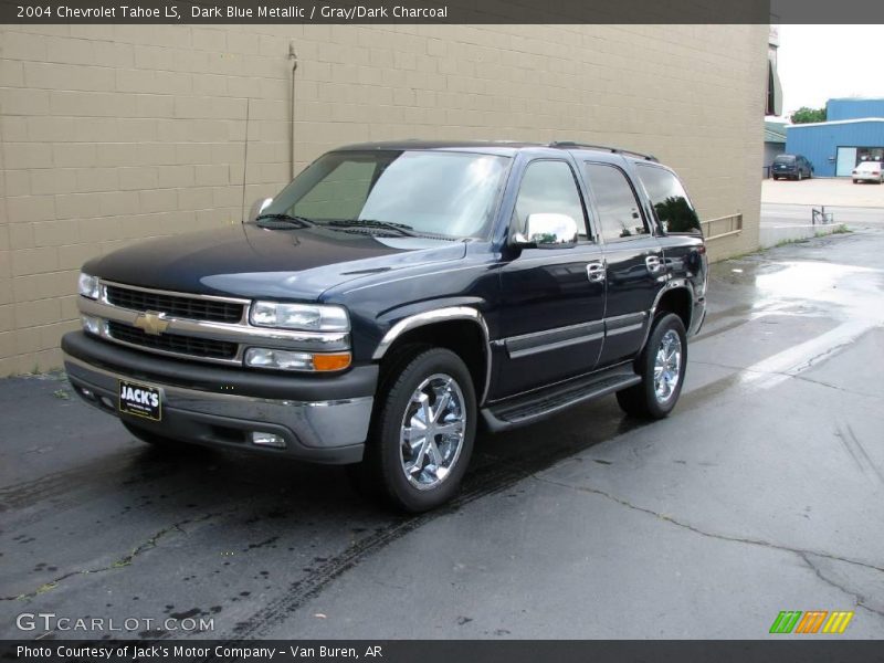 Dark Blue Metallic / Gray/Dark Charcoal 2004 Chevrolet Tahoe LS