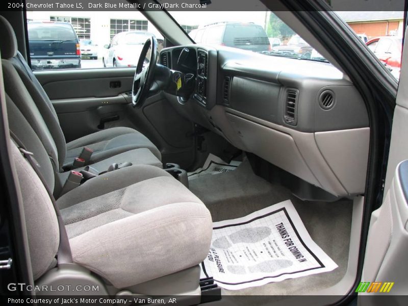Dark Blue Metallic / Gray/Dark Charcoal 2004 Chevrolet Tahoe LS