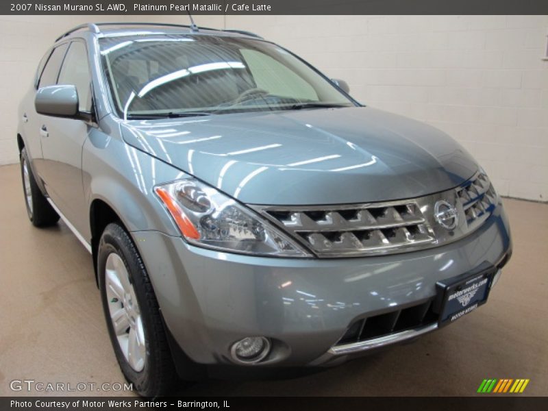 Platinum Pearl Matallic / Cafe Latte 2007 Nissan Murano SL AWD