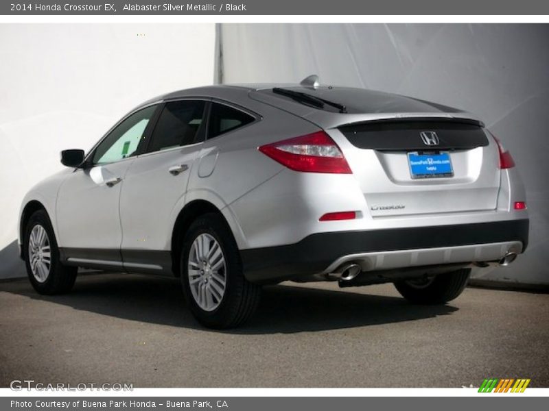 Alabaster Silver Metallic / Black 2014 Honda Crosstour EX