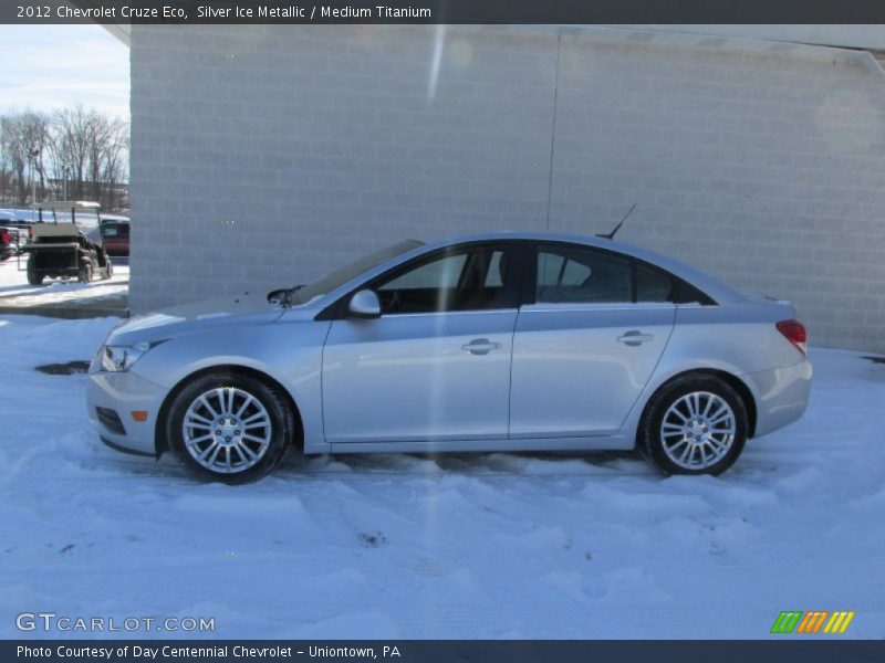 Silver Ice Metallic / Medium Titanium 2012 Chevrolet Cruze Eco