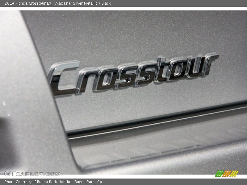 Alabaster Silver Metallic / Black 2014 Honda Crosstour EX