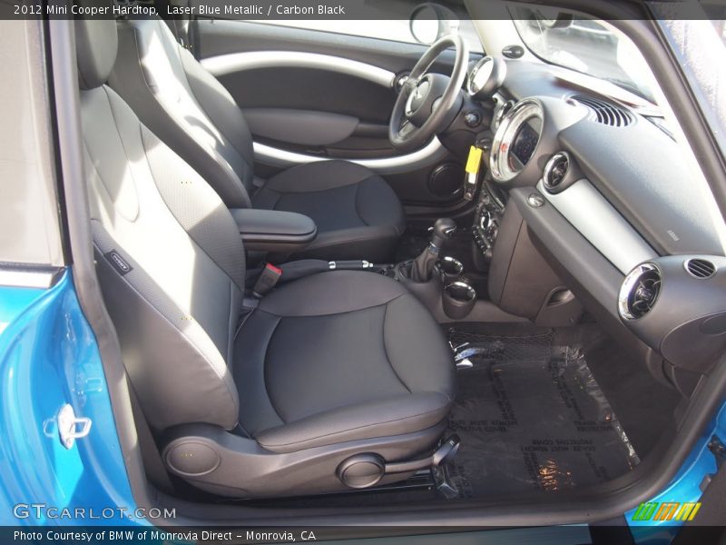 Laser Blue Metallic / Carbon Black 2012 Mini Cooper Hardtop