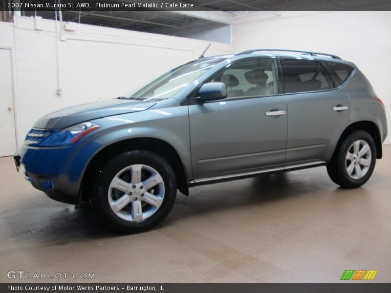 Platinum Pearl Matallic / Cafe Latte 2007 Nissan Murano SL AWD