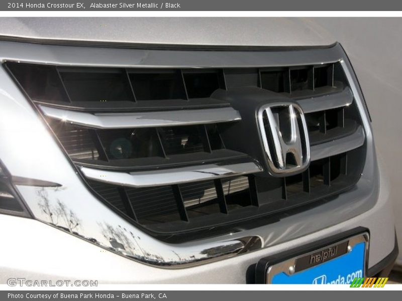Alabaster Silver Metallic / Black 2014 Honda Crosstour EX