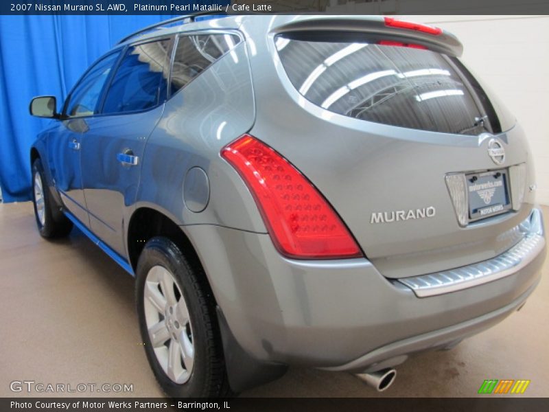 Platinum Pearl Matallic / Cafe Latte 2007 Nissan Murano SL AWD