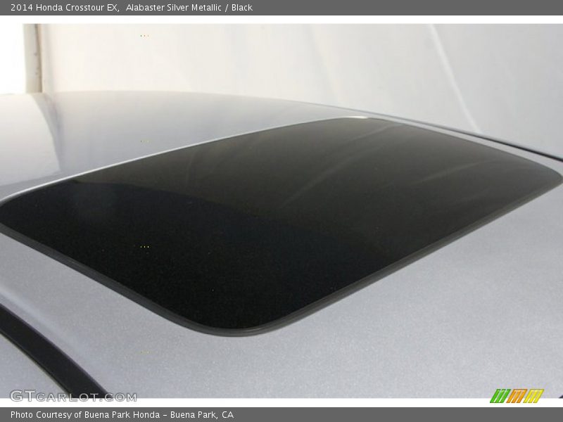 Alabaster Silver Metallic / Black 2014 Honda Crosstour EX