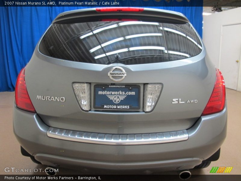 Platinum Pearl Matallic / Cafe Latte 2007 Nissan Murano SL AWD