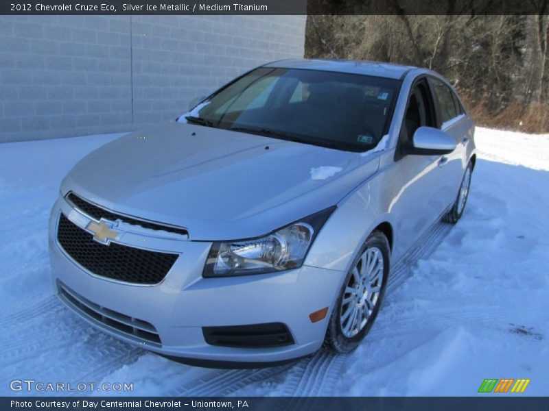 Silver Ice Metallic / Medium Titanium 2012 Chevrolet Cruze Eco