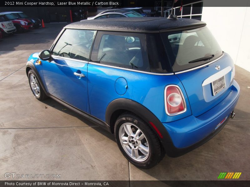 Laser Blue Metallic / Carbon Black 2012 Mini Cooper Hardtop