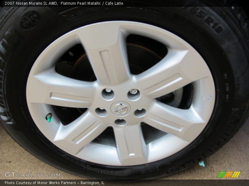 Platinum Pearl Matallic / Cafe Latte 2007 Nissan Murano SL AWD